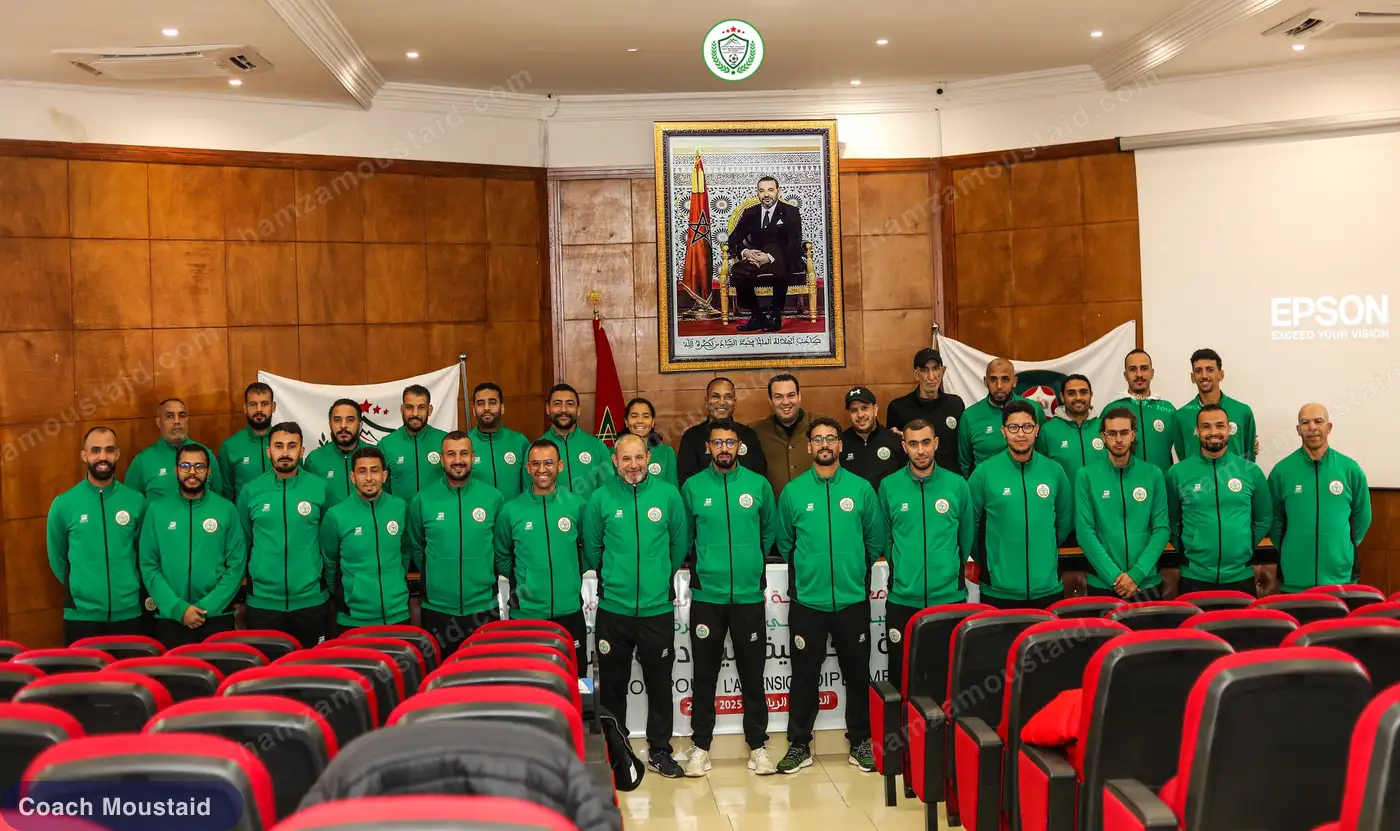 CAF C coaching licence course group, Morocco